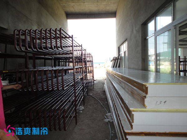孝感市生豬屠宰場(chǎng)大型低溫冷庫建造工程