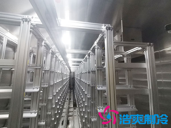 6500㎡食品自動化冷庫（智能化立體庫）建設(shè)成本多少錢？_浩爽制冷