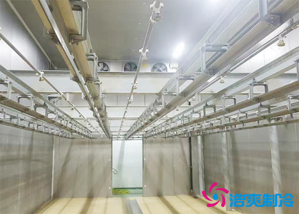 屠宰場建造200噸豬肉排酸冷庫安裝造價(jià)多少錢？-浩爽制冷